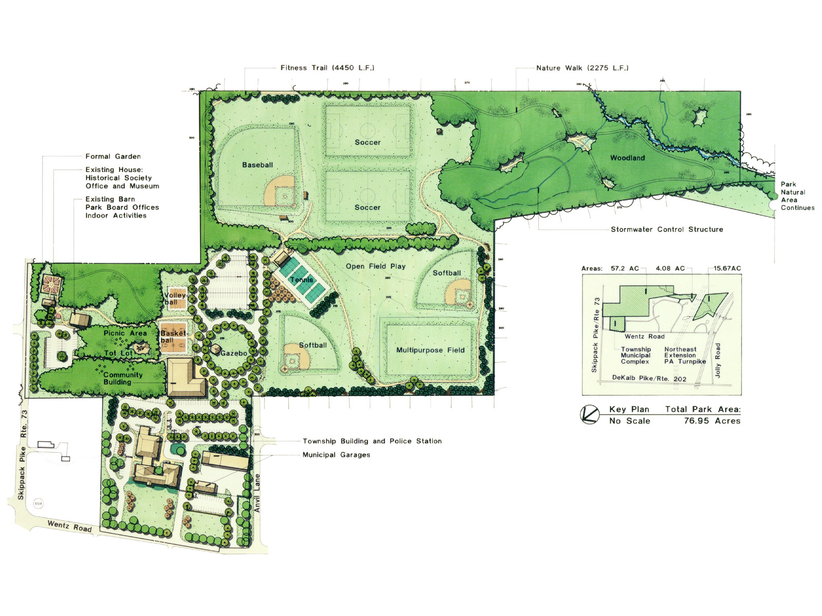 Wentz Run Park Plan Rendering